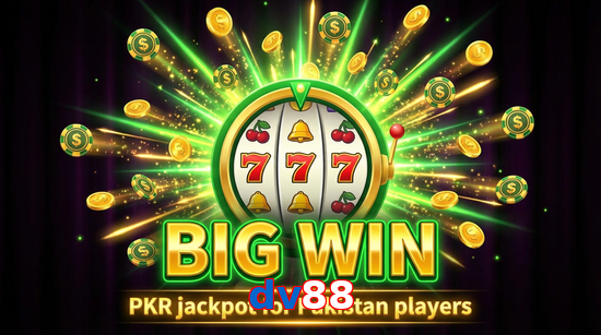 Big win animation on Dv88 slot game